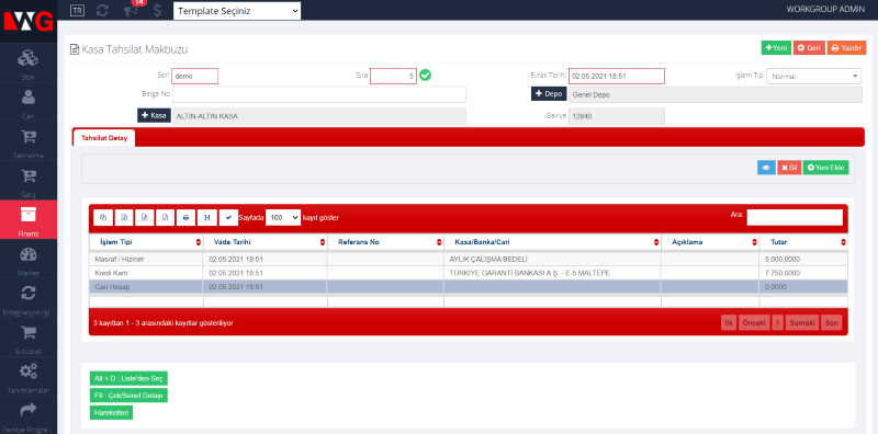 Gelir Gider Takip Programı 5
